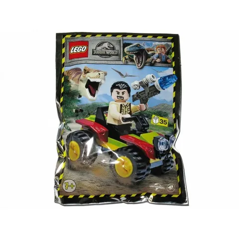 Lego Jurassic World Vic Hoskins with Buggy foil pack 122009