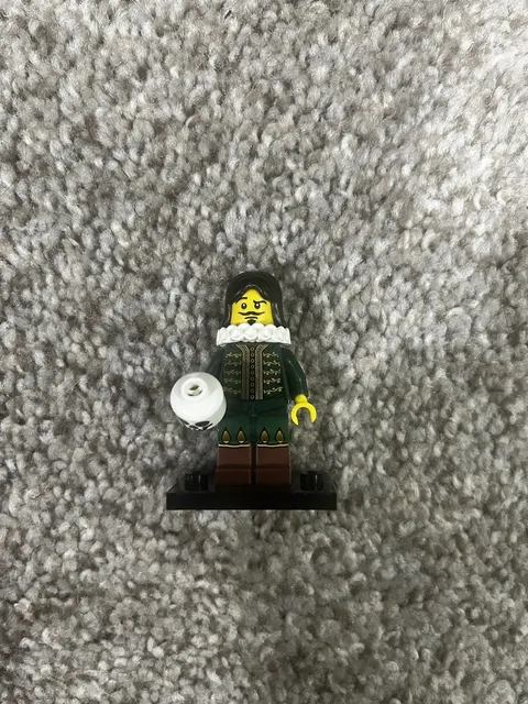 LEGO Thespian Actor Minifigure Series 8 Col126 Shakespeare Complete CMF