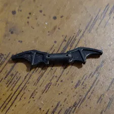 LEGO Black Bat Wing Minifigure Handheld Accessory Plastic Piece (1)