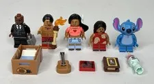 Lego Lilo Stitch Mini Figs Nani David Kawena Mr. Bubbles Lot Accessories 43268