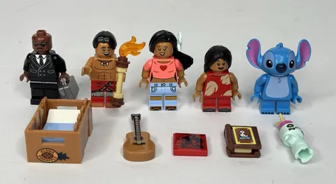 Lego Lilo Stitch Mini Figs Nani David Kawena Mr. Bubbles Lot Accessories 43268