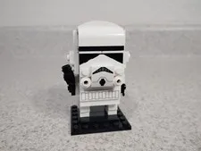 Lego Brick Headz Stormtrooper #41620- Used Missing 2 Pieces Near Complete *Read