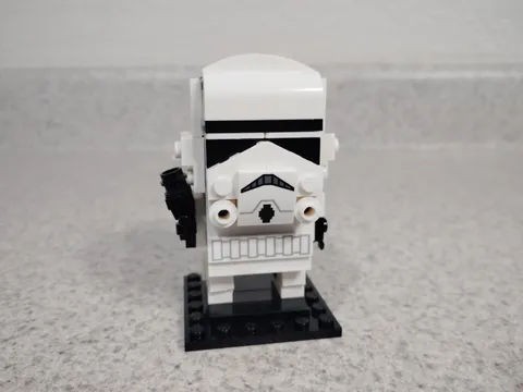 Lego Brick Headz Stormtrooper #41620- Used Missing 2 Pieces Near Complete *Read
