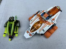 Lego Mars Mission 7648 MT-21 Mobile Mining Unit and 7647 MX-41 Switch Fighter