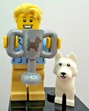 LEGO 71013 CMF Series 16 Dog Show Winner Minifigure col16-12 Complete New