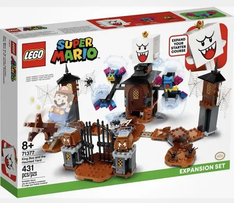 LEGO Super Mario 71377 King Boo and the Haunted Yard NEW Sealed RETIRED 431pc