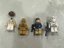 Lego Star Wars 4504 Millenium Falcon sw0080 sw0113 sw0081 sw0010 Minifigures lot