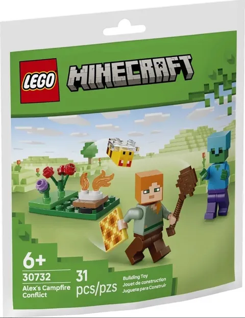 LEGO® Minecraft Alex's Campfire Conflict 30732