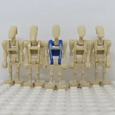 LEGO Star Wars 5x B1 Battle Droid Lot  B1 Pilot sw0300 Separatist Army Builder