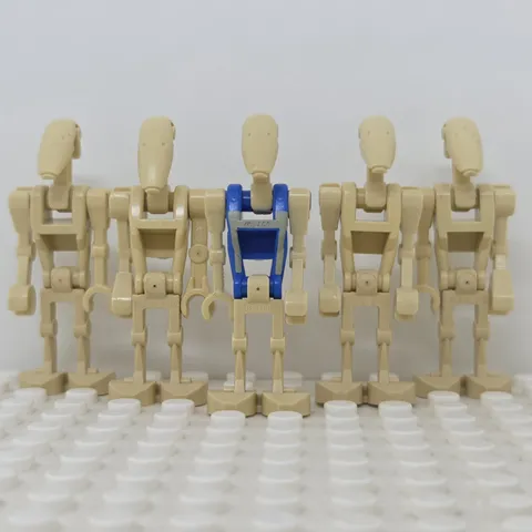 LEGO Star Wars 5x B1 Battle Droid Lot  B1 Pilot sw0300 Separatist Army Builder