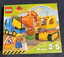 Lego Duplo Truck & Tracked Excavator set #10812 - NIB