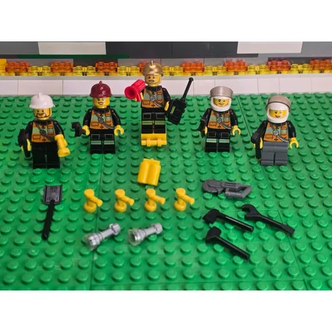 LEGO City Firefighter Minifigure Bundle