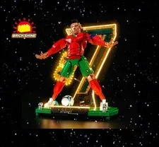 Brick Shine -GC Light kit for Lego Cristiano Ronaldo – Soccer Legend 43016 (NEW)