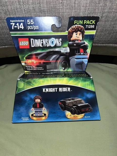 NEW LEGO DIMENSIONS Michael KNIGHT RIDER KITT FUN PACK 71286 David Hasselhoff