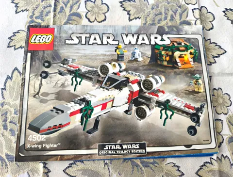 Lego Building Instructions Star Wars 4502 X-wing Fighter Manual 2004 4Sp