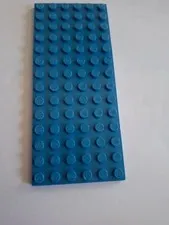No 449 1x Lego Plate 6x14 3456 Blue