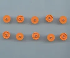 LEGO x 10 Orange Tile, Round 2 x 2 with Open Stud 18674
