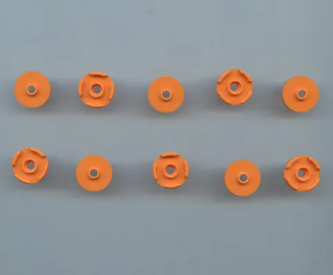 LEGO x 10 Orange Tile, Round 2 x 2 with Open Stud 18674