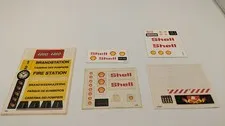 Lego 1980s Vintage sticker sheet lot used/new, 6371, 6695, 6385, 377, 374