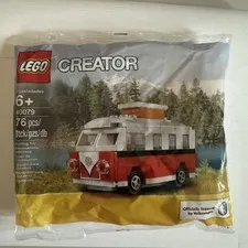 LEGO Creator Mini VW T1 Camper Van (40079) 76pcs Volkswagen Licensed Polybag