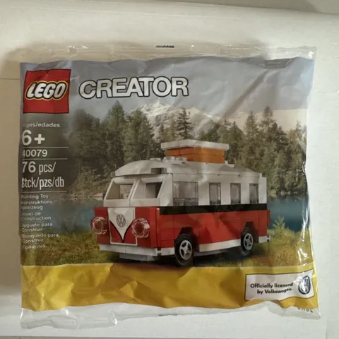 LEGO Creator Mini VW T1 Camper Van (40079) 76pcs Volkswagen Licensed Polybag