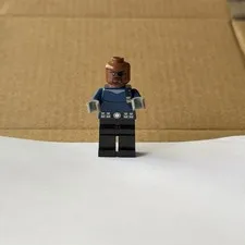 Nick Fury sh0056 - LEGO Marvel Super Heroes Avengers Minifigure (Read Desc.)