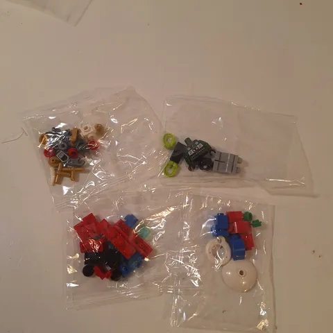 Lego Pieces 4 Bags Men With Headphones & Others