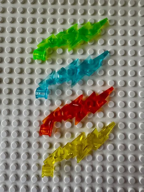 LEGO LEGO Wave Angular Single with Axle Hole End (Lightning Bolt) 2149