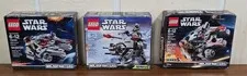 Lego STAR WARS Microfighters 75030, 75075, 75193 Lot-3