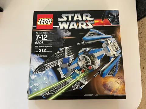 LEGO Star Wars: Tie Interceptor (6206) [100% Complete with Minifigure]