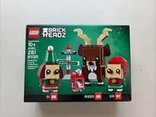 LEGO BrickHeadz 40353 Reindeer Elf & Elfie Christmas Holiday Set NEW Sealed