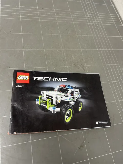 VINTAGE LEGO INSTRUCTIONS BROCHURE  CAR TRUCK TECHNIC 42047 POLICE
