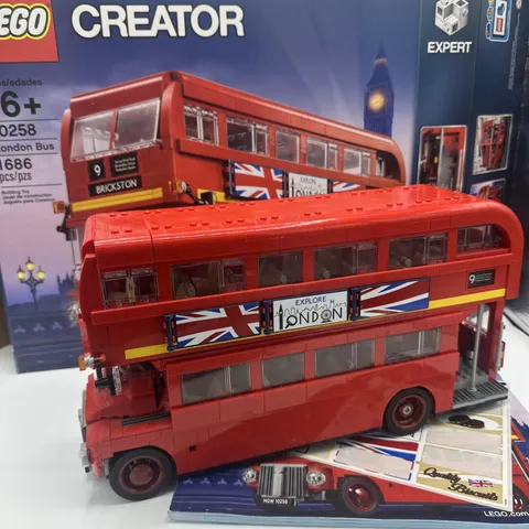 LEGO Creator Set 10258: London Bus - Box + Instructions + stickers