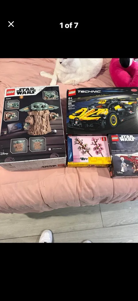 LEGO Star Wars Lot And A Car And Flower Set. Opened Boxes On A Couple Of Them