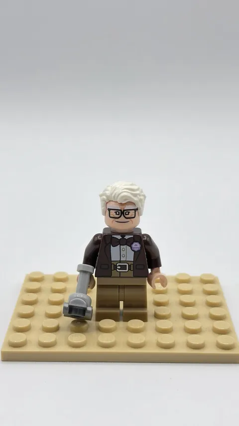 LEGO Carl Fredricksen Minifigure + Walker 43217 'Up' House Disney Pixar