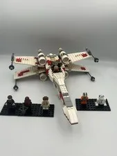 LEGO Star Wars X-wing Starfighter 7146 Complete Set with Minifigs, No Box
