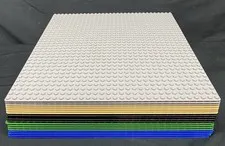 19 Classic Baseplates For Building Blocks(fits Legos) 10” X Inch 10”
