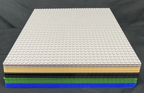 19 Classic Baseplates For Building Blocks(fits Legos) 10” X Inch 10”