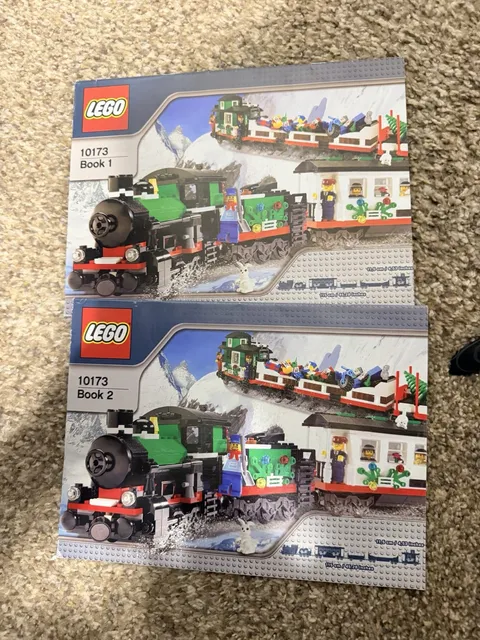 Lego 10173 Christmas Holiday Train Manuals only