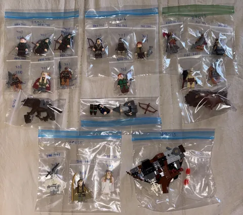 LEGO LOT LORD OF THE RINGS & HOBBIT MINIFIGURES MINIFIG FROM SETS 79012/15/16/17