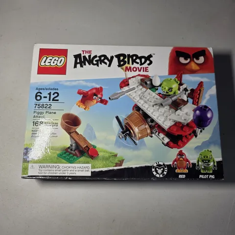 LEGO 75822 Angry Birds Piggy Plane Attack Set 168 PCS Red Bird Pilot Pig New
