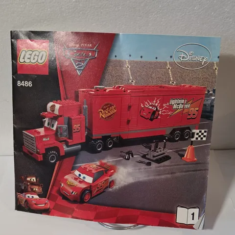 LEGO Cars 8486 & 8484 Instruction Manuals Booklets Illustrated