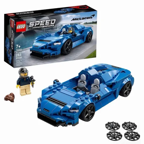 LEGO 76902 Speed Champions McLaren Elva NEW Sealed Retired Box Damage 263 Pieces