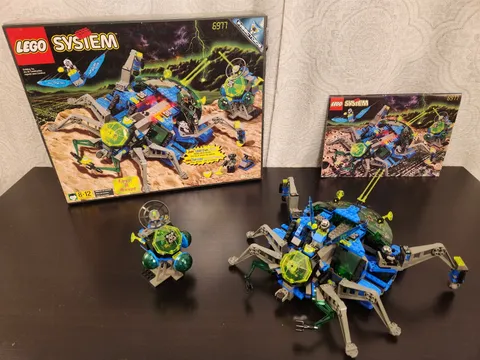 Lego 6977 Arachnoid Star Base - 100% Complete - with Box - w/Instructions - READ