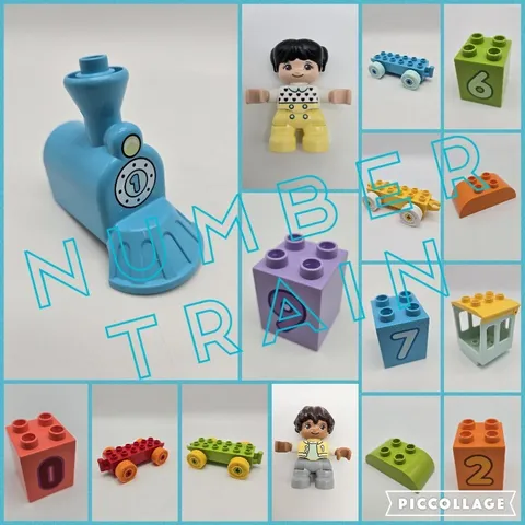 Lego Duplo NUMBER TRAIN LEARN TO COUNT Replacement Parts Pieces **YOUR CHOICE**