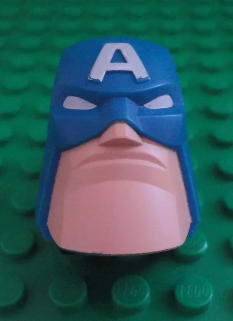 LEGO Marvel Captain America Buildable Figure Head Replacement Part