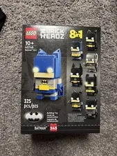 Retired Lego Brickheadz #40748 Batman 8 in 1 - 325 Pieces Sealed New In Box