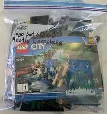 LEGO City 60160 Jungle Exploration Site Mostly Complete 