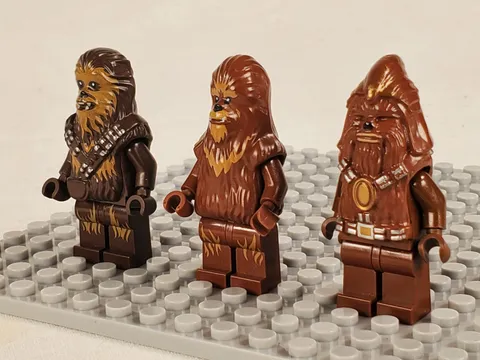 LEGO Star Wars Wookiee Lot of 3 Chewbacca Warriors sw0922 sw0132 sw0627