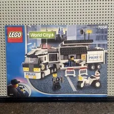 Lego World City 7034 Surveillance Truck Instruction Manual Booklet ONLY No Pcs